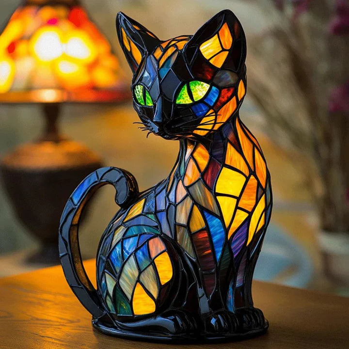 Luminous cat lamp