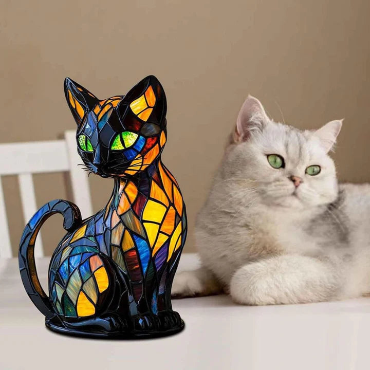 Luminous cat lamp