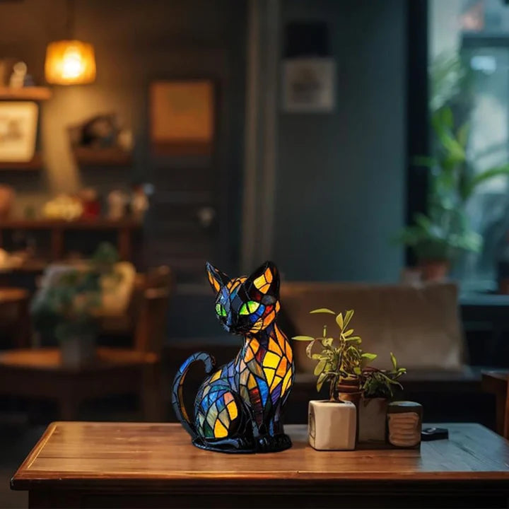 Luminous cat lamp