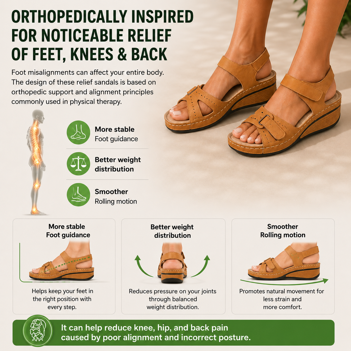 Ortholine — Pain-relieving comfort sandals | Non-slip & lightweight