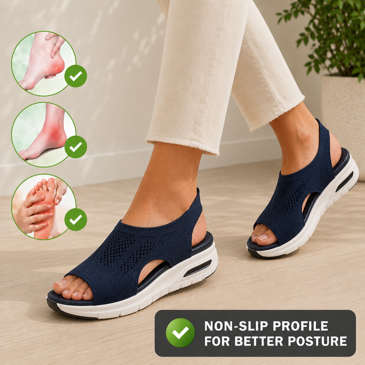 Florax™ - Pain-relieving comfort sandals | Non-slip & lightweight