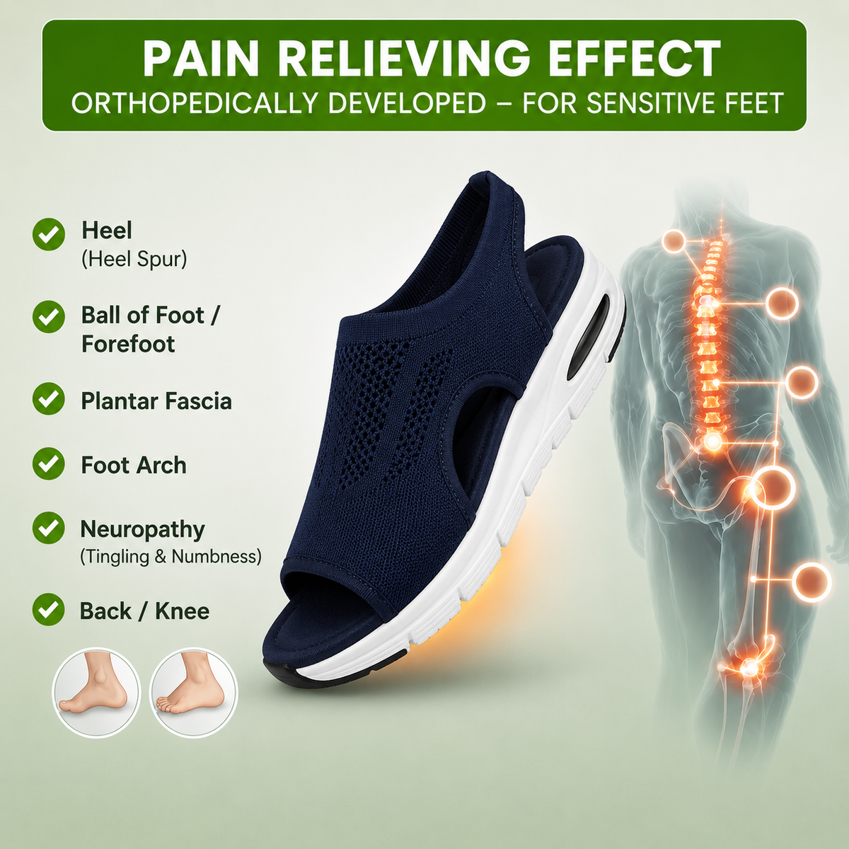 Florax™ - Pain-relieving comfort sandals | Non-slip & lightweight