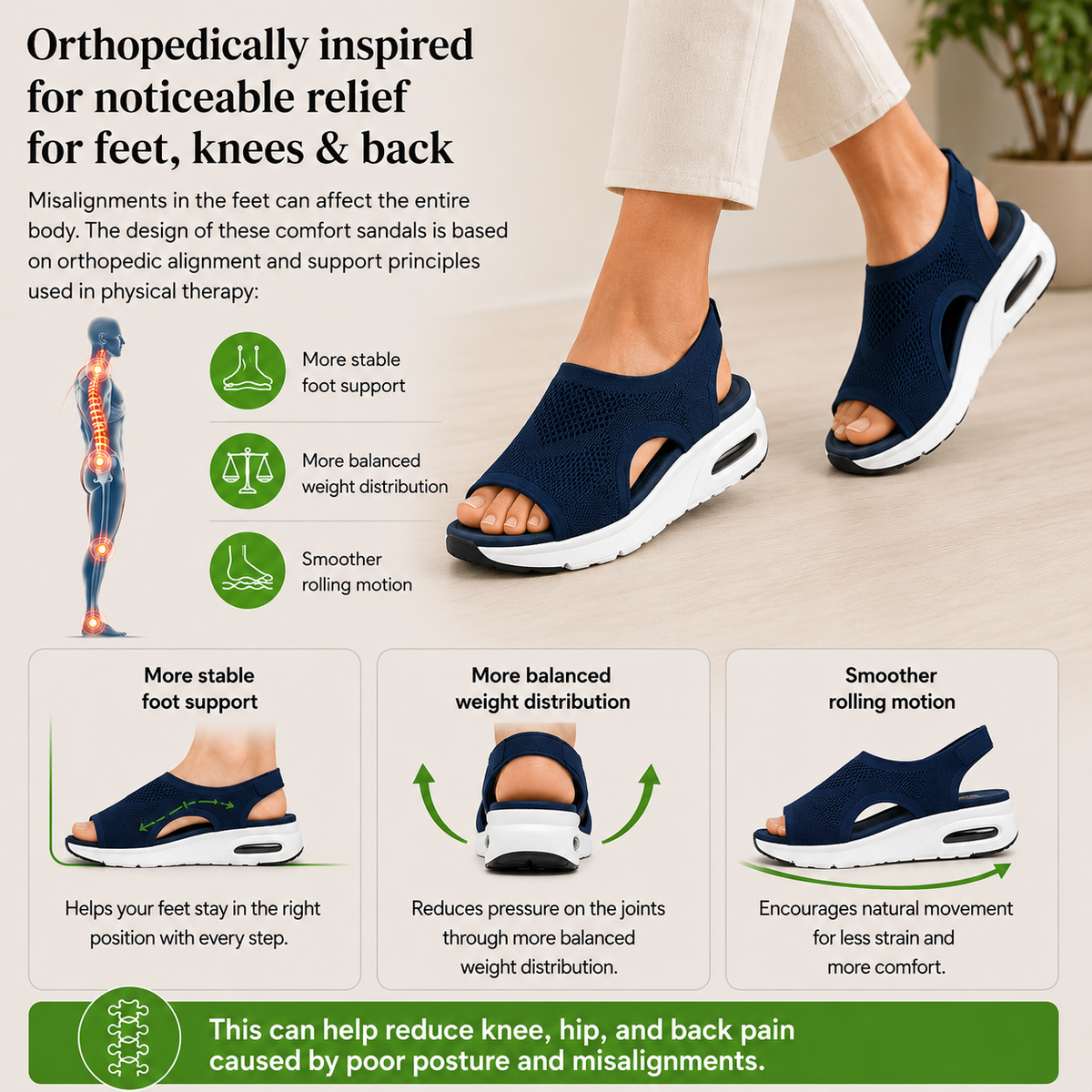 Florax™ - Pain-relieving comfort sandals | Non-slip & lightweight