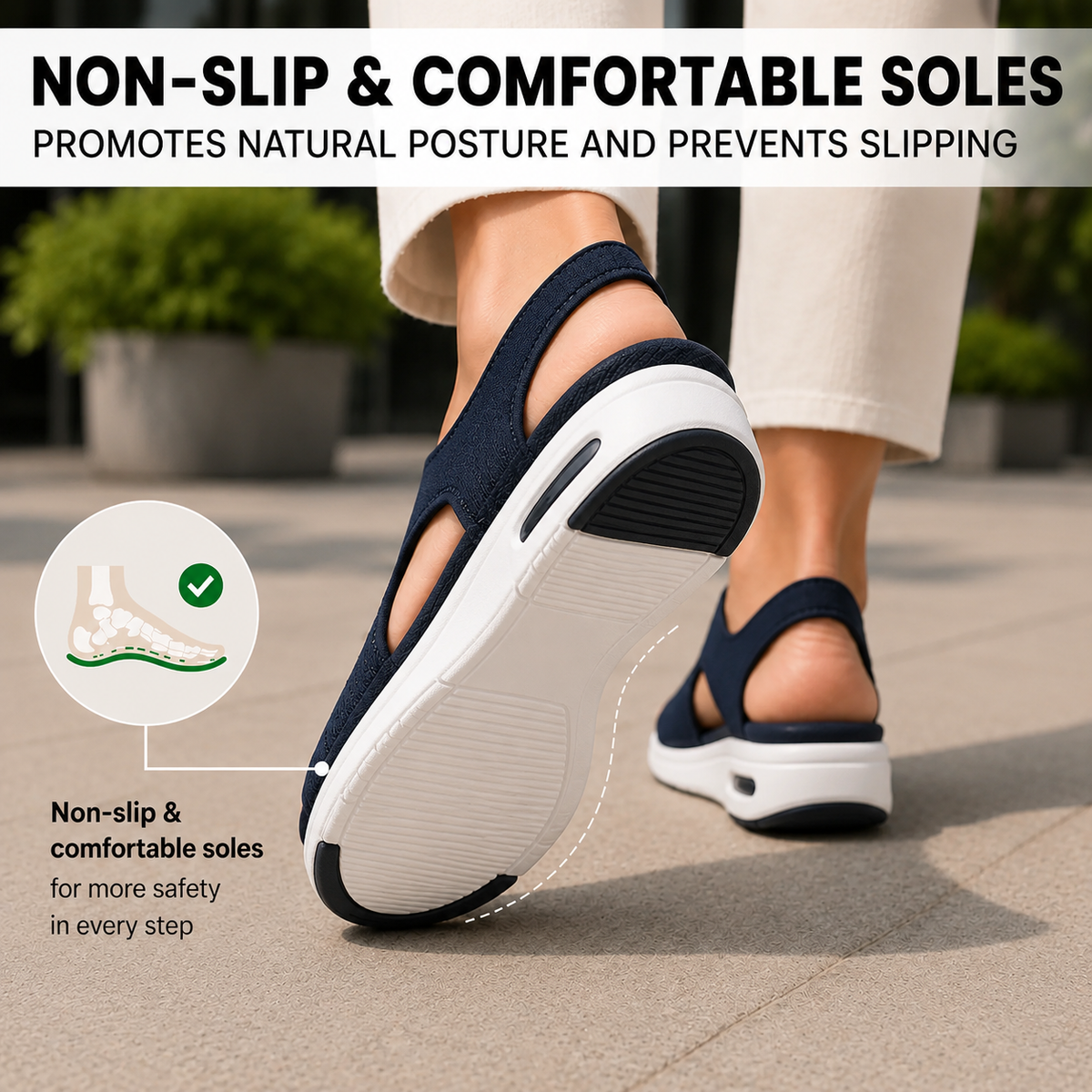 Florax™ - Pain-relieving comfort sandals | Non-slip & lightweight