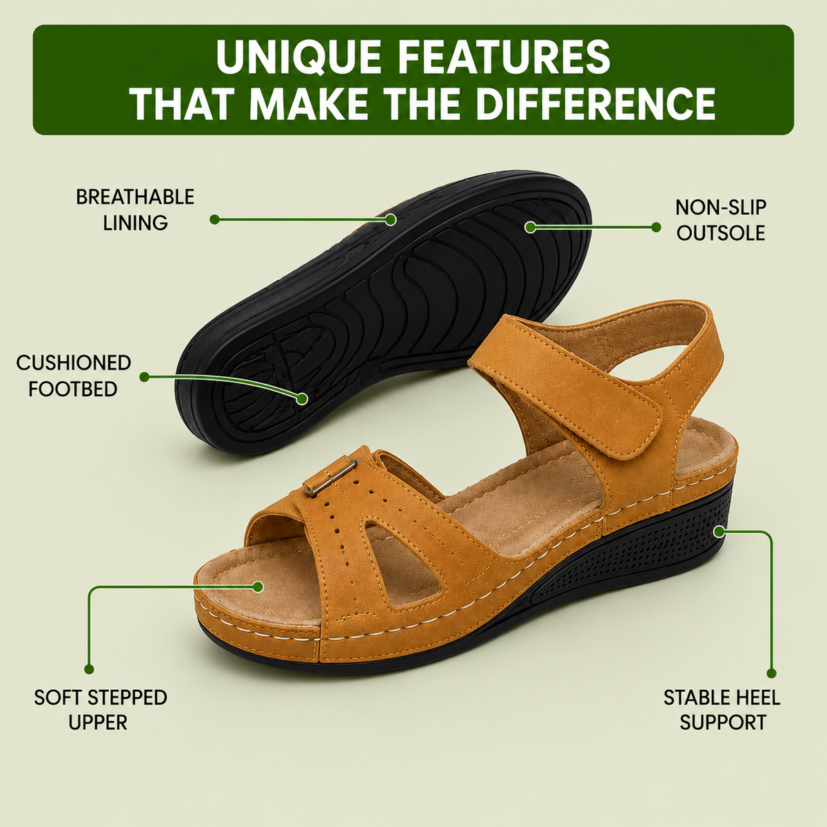 Ortholine — Pain-relieving comfort sandals | Non-slip & lightweight