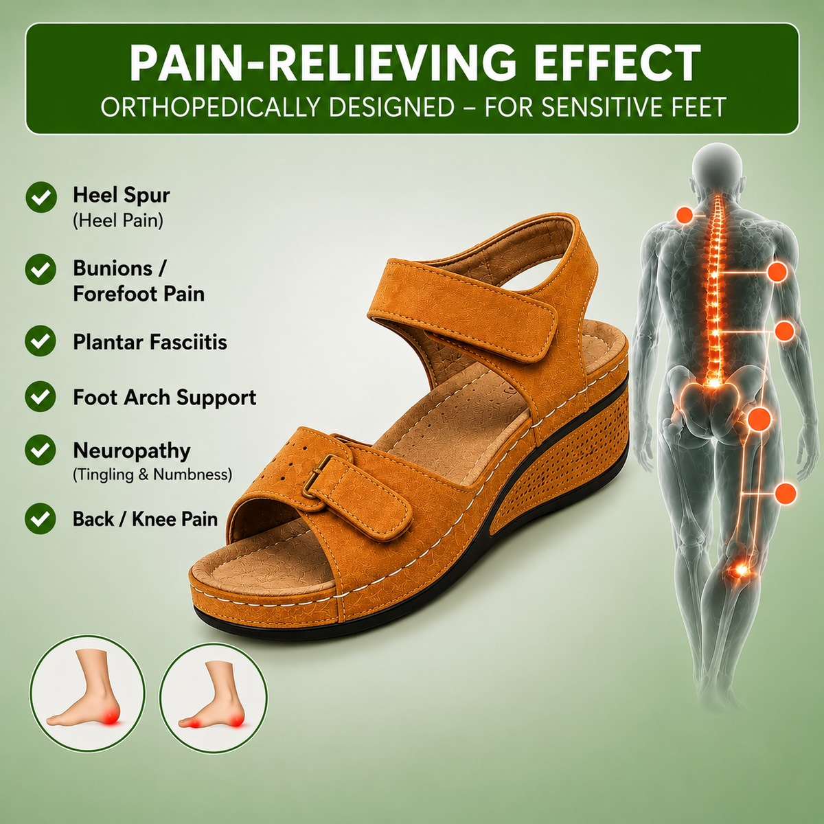 Ortholine — Pain-relieving comfort sandals | Non-slip & lightweight
