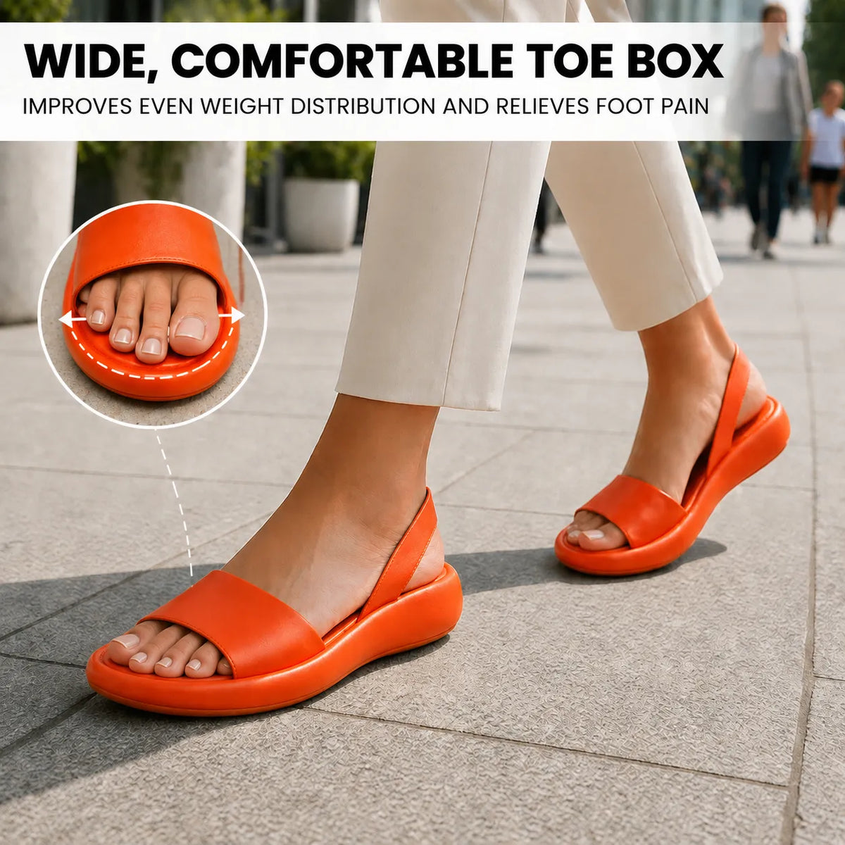 OrthoSandal — Pain-relieving comfort sandals | Non-slip & lightweight