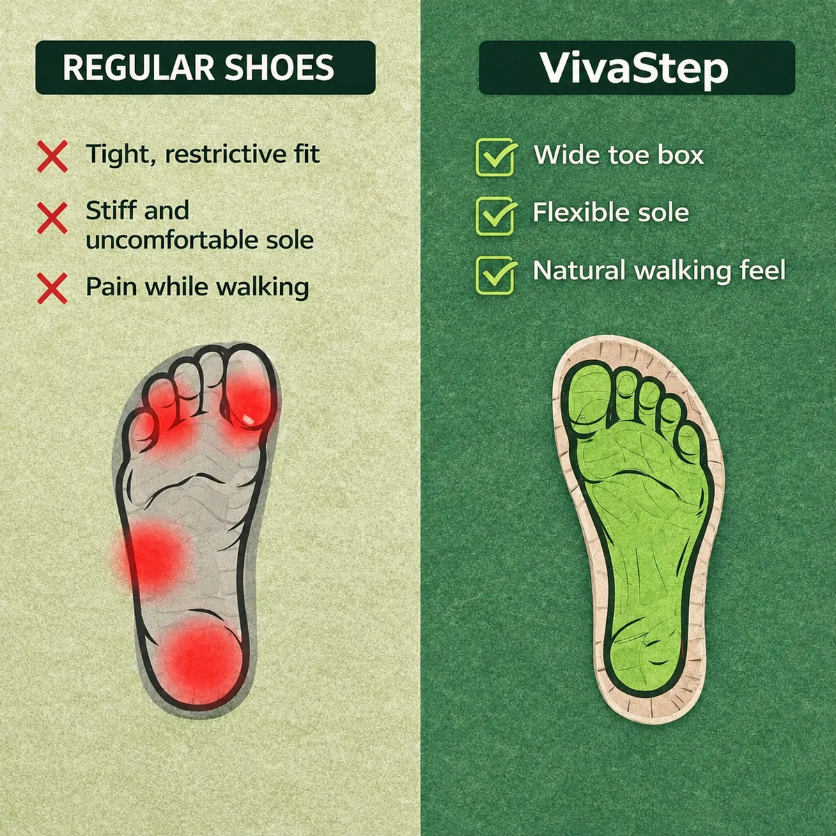 VivaStep sandals - Pain-relieving comfort sandals | Non-slip & lightweight