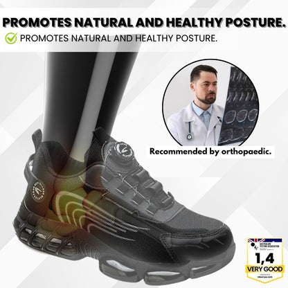 SafeStep - ergonomic and pain-relieving safety shoe - certified according to EN ISO 20345