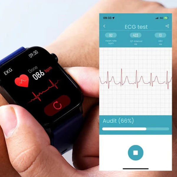 GlucoCare blood sugar health watch – For nutrition, metabolism & blood sugar trends in everyday life