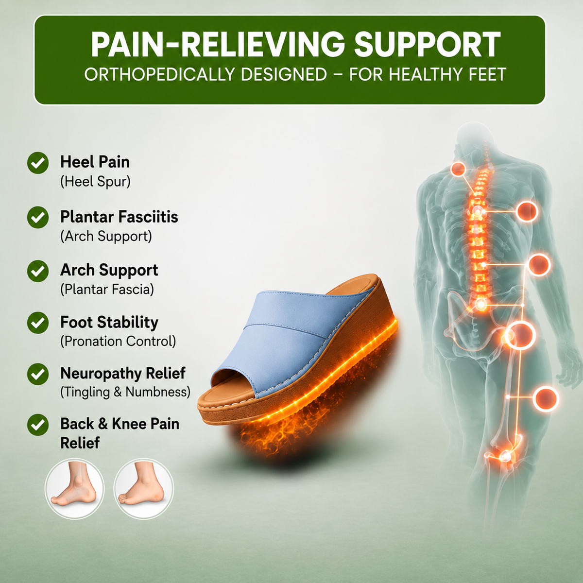 VivaStep sandals - Pain-relieving comfort sandals | Non-slip & lightweight
