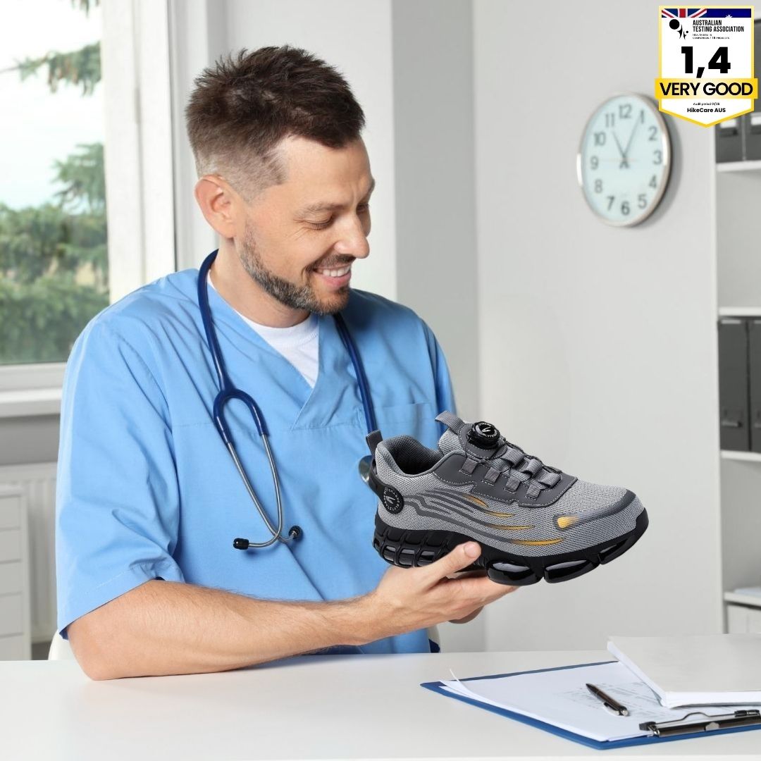 SafeStep - ergonomic and pain-relieving safety shoe - certified according to EN ISO 20345