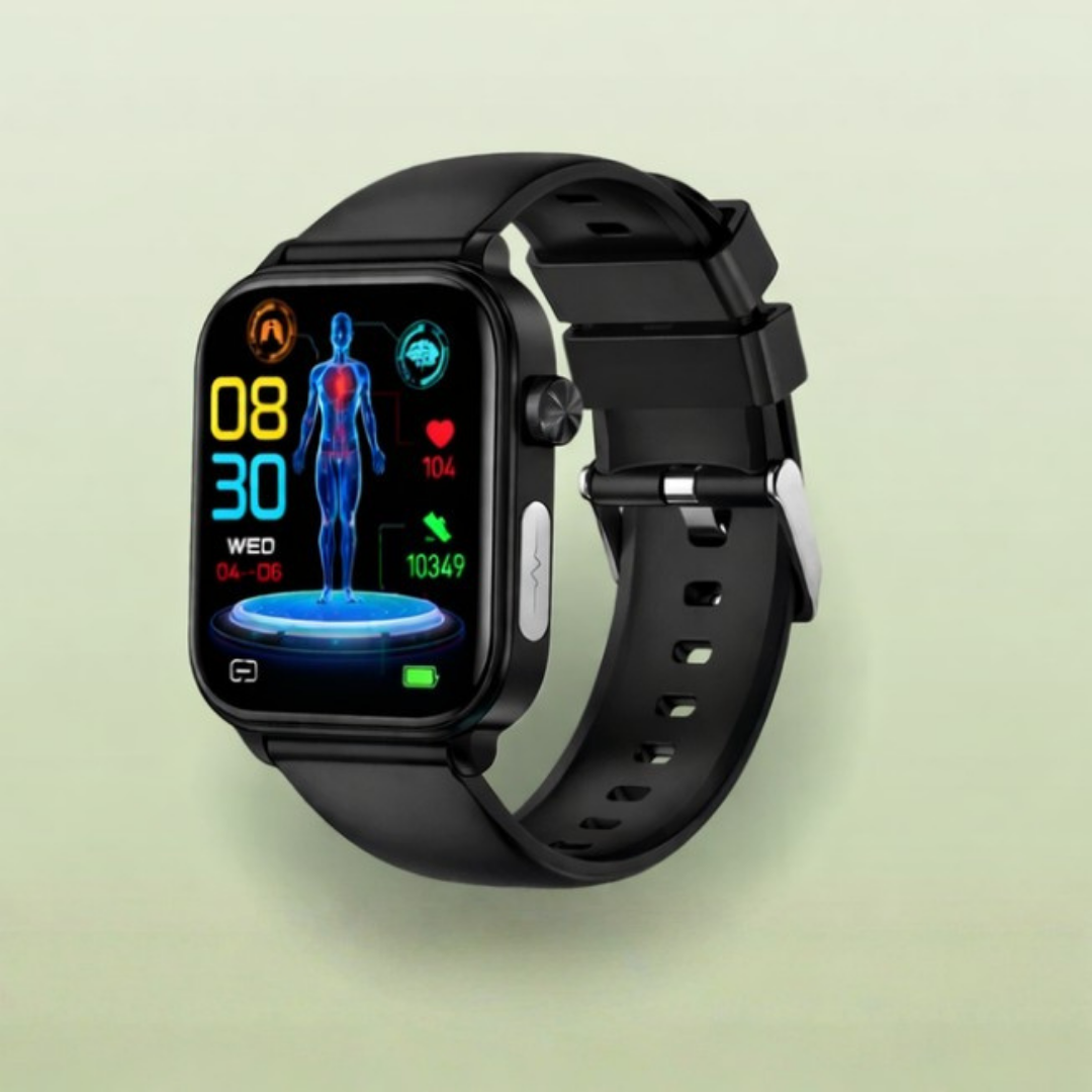 GlucoCare blood sugar health watch – For nutrition, metabolism & blood sugar trends in everyday life