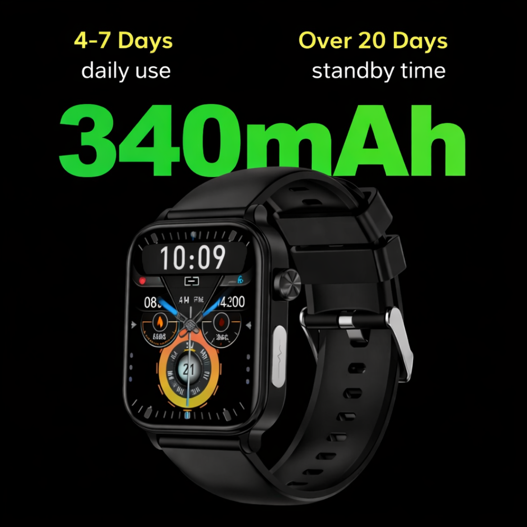 GlucoCare blood sugar health watch – For nutrition, metabolism & blood sugar trends in everyday life
