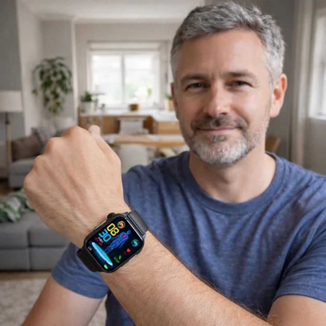 GlucoCare blood sugar health watch – For nutrition, metabolism & blood sugar trends in everyday life