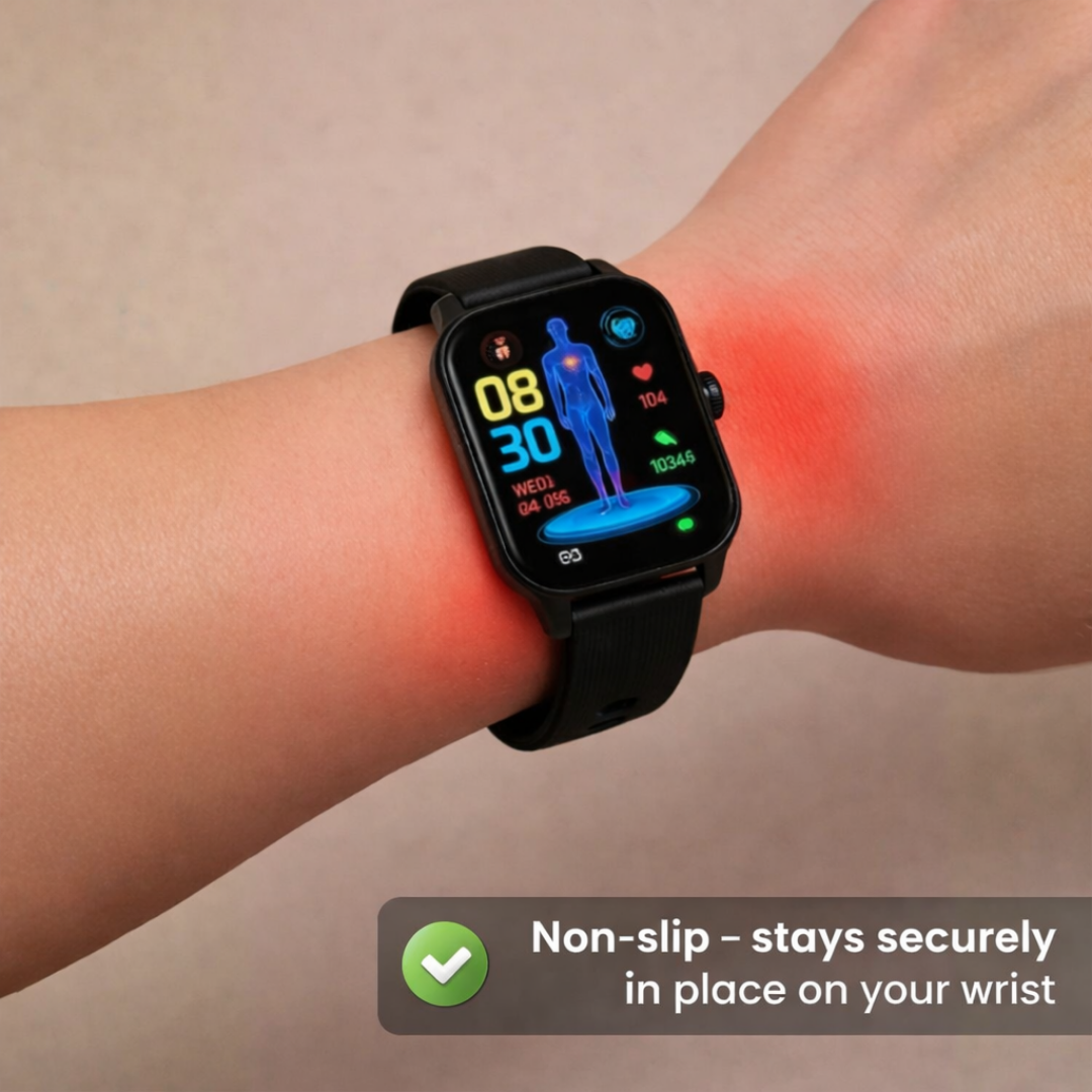 GlucoCare blood sugar health watch – For nutrition, metabolism & blood sugar trends in everyday life