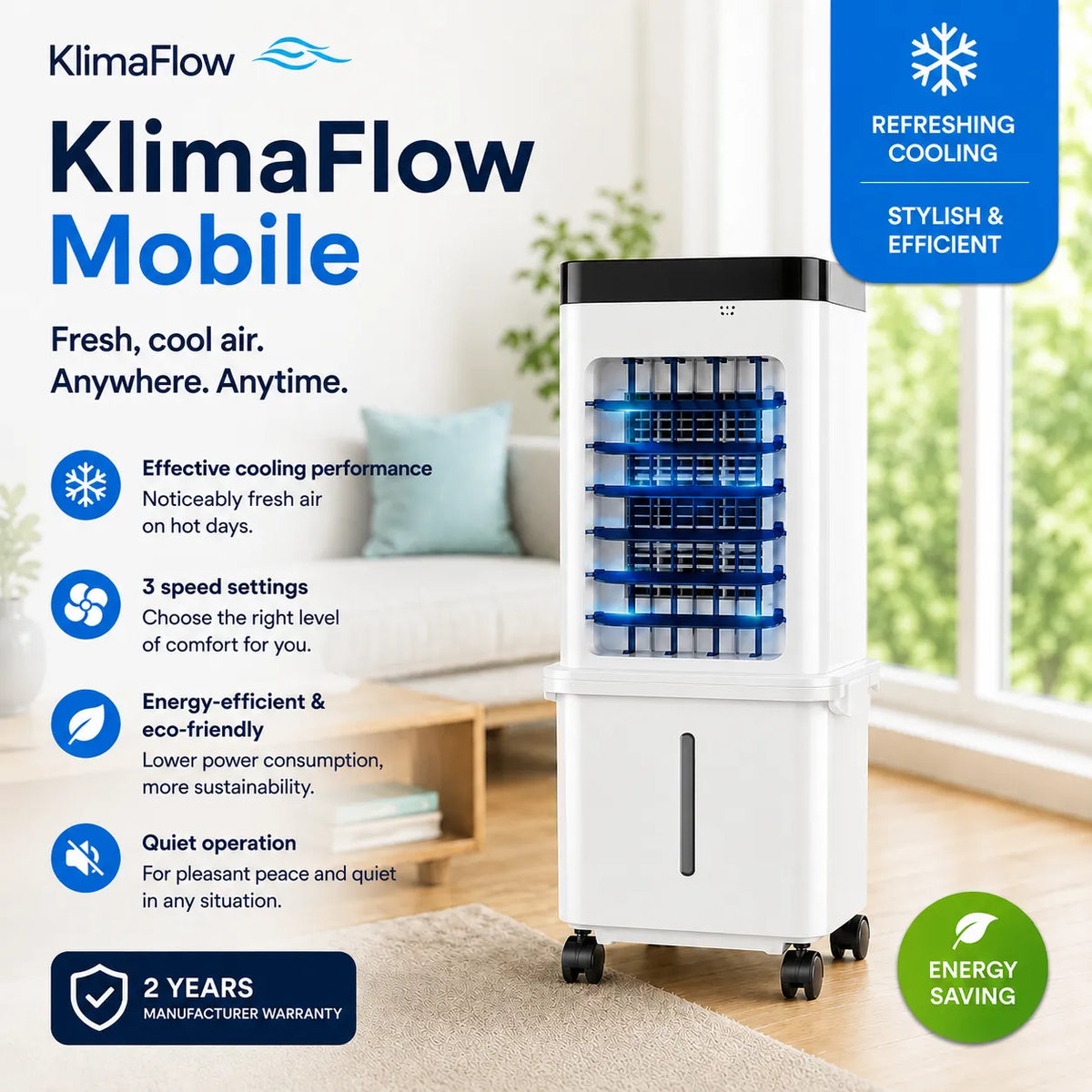 KlimaFlow Mobile Air Cooler