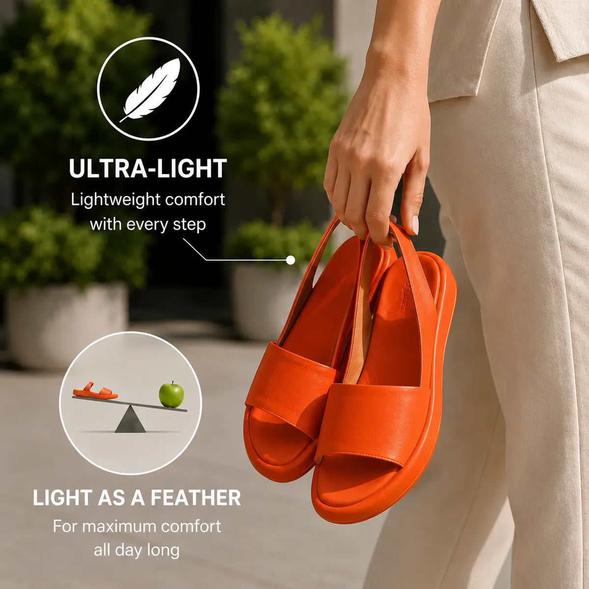OrthoSandal — Pain-relieving comfort sandals | Non-slip & lightweight