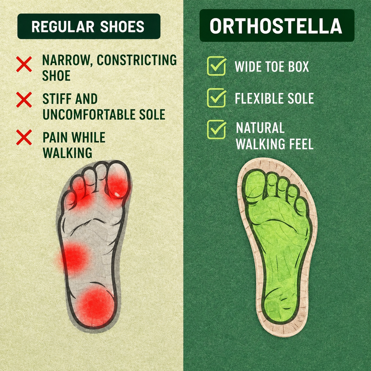 OrthoStella - Pain-relieving comfort sandals | Non-slip & lightweight