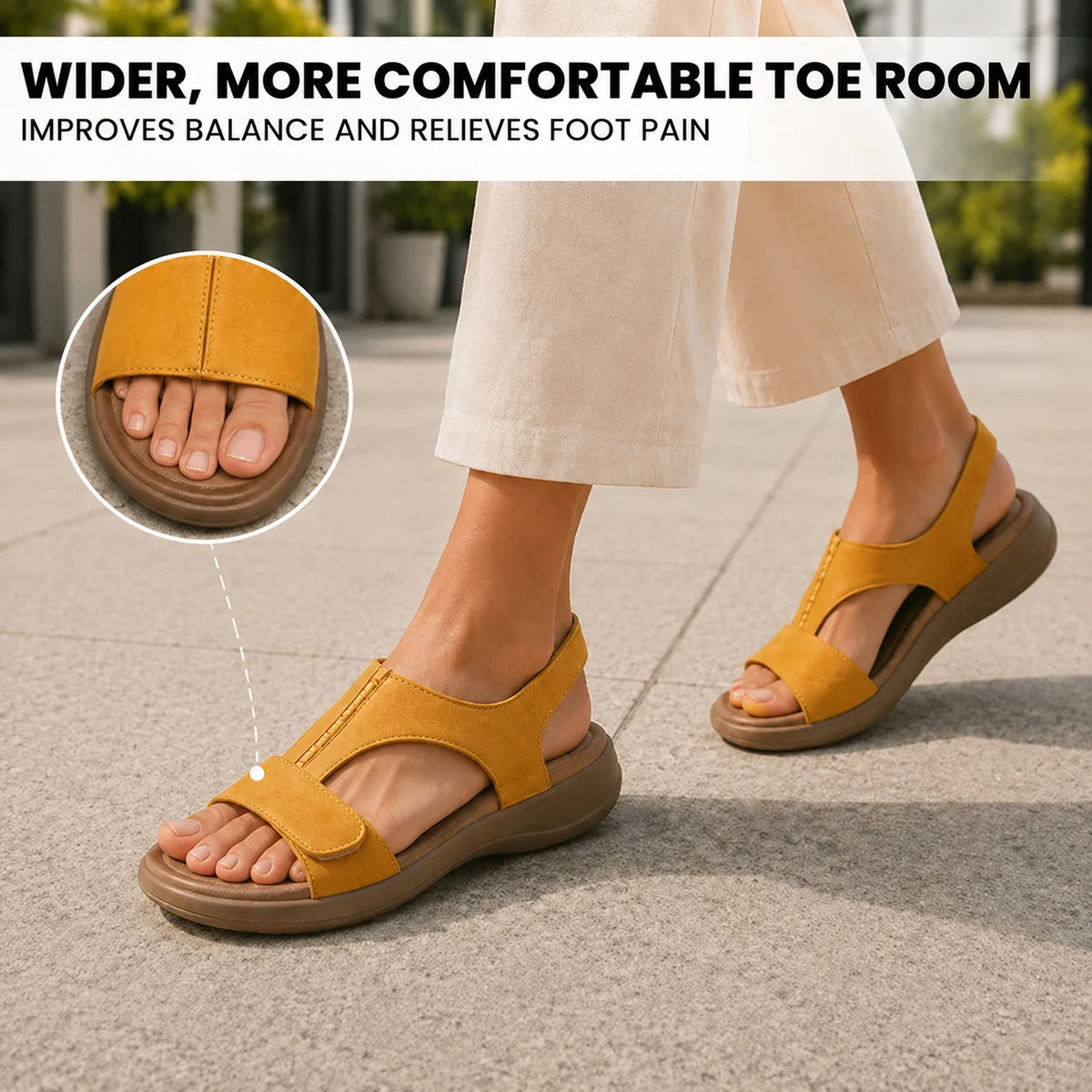 Orthosun — Pain-relieving comfort sandals | Non-slip & feather-light